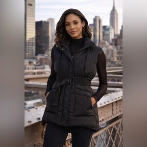 Zella Black Puffer Vest